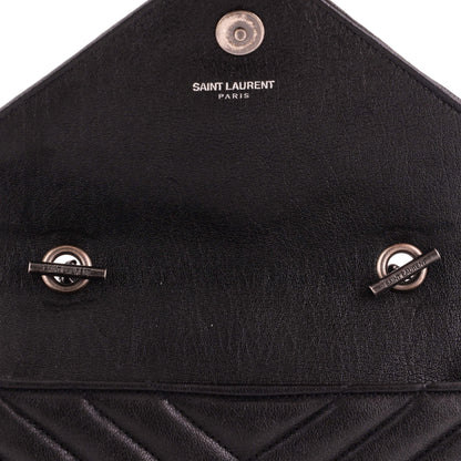 Classic Monogram Crossbody Bag Matelasse Chevron Leather Baby