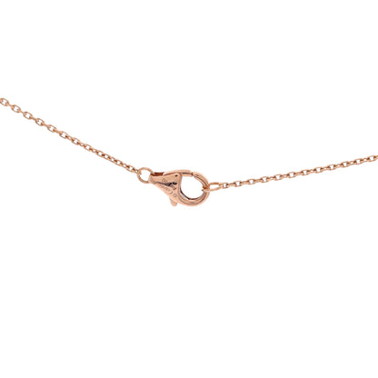 Amulette de Cartier Pendant Necklace 18K Rose Gold with Onyx and Diamond XS