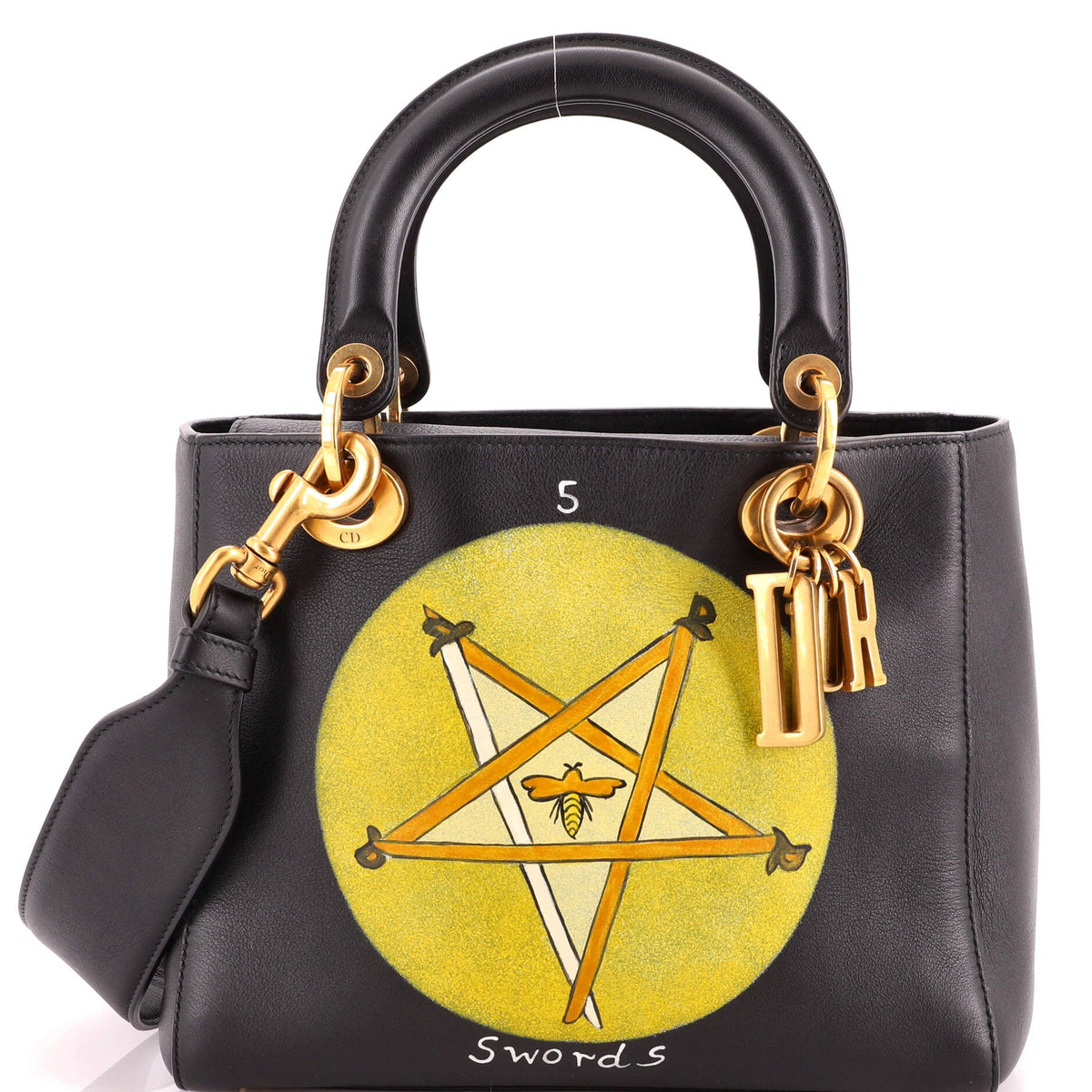 Tarot Lady Dior Bag Printed Leather Medium
