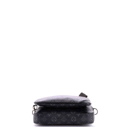 Trio Messenger Bag Reverse Monogram Eclipse Canvas