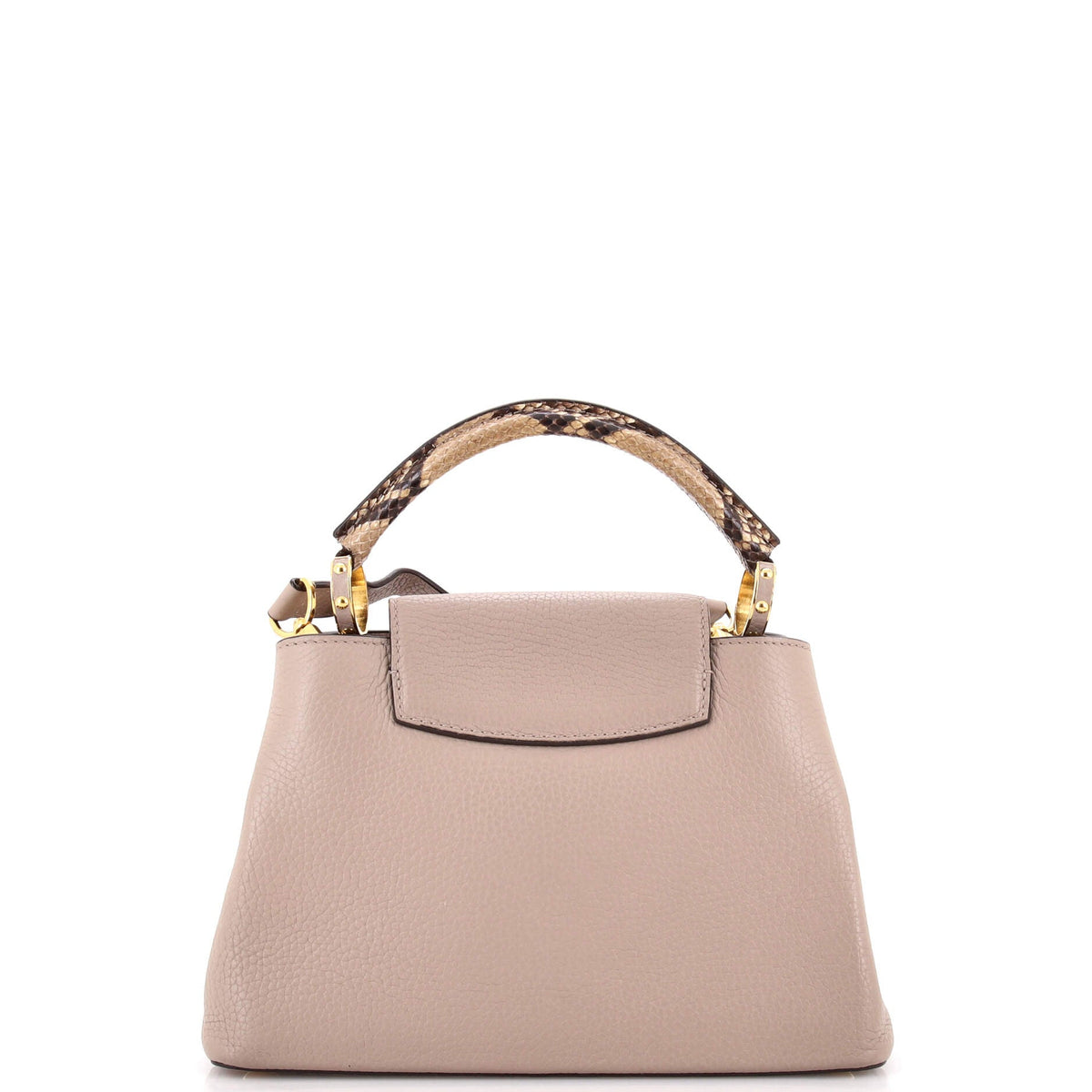 Capucines Bag Leather with Python BB