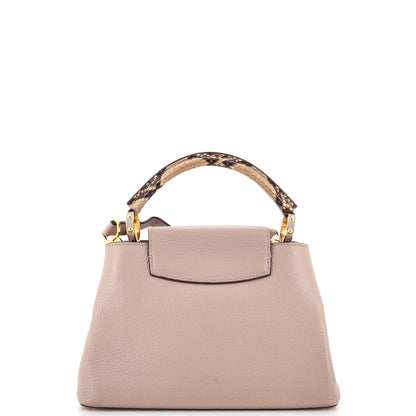 Capucines Bag Leather with Python BB
