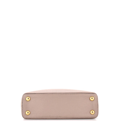 Capucines Bag Leather with Python BB