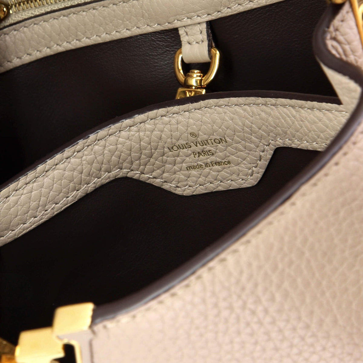 Capucines Bag Leather with Python BB
