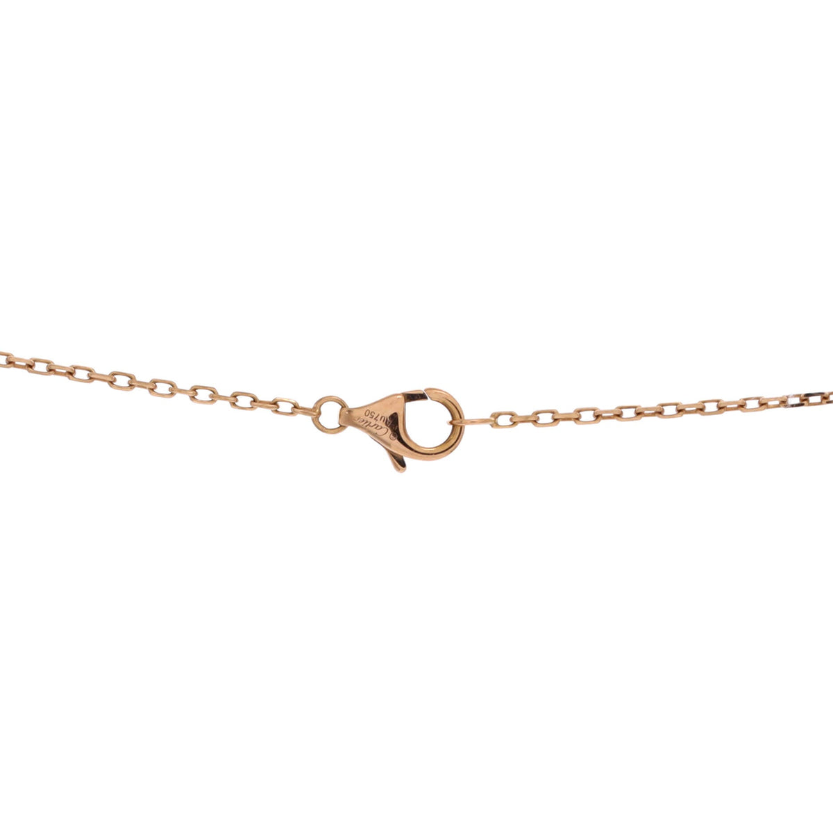 Trinity Pendant Necklace 18K Tricolor Gold with Pave Diamonds Small