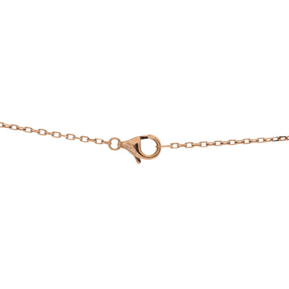 Trinity Pendant Necklace 18K Tricolor Gold with Pave Diamonds Small