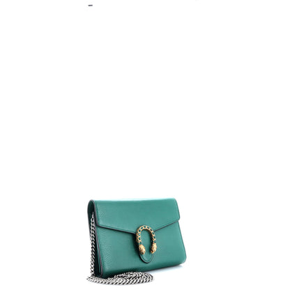 Dionysus Chain Wallet Leather with Embellished Detail Small