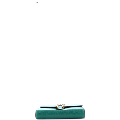 Dionysus Chain Wallet Leather with Embellished Detail Small
