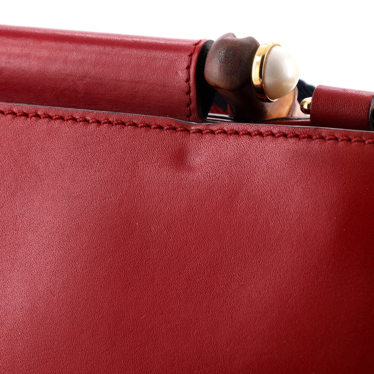 Nymphaea Top Handle Bag Leather Small