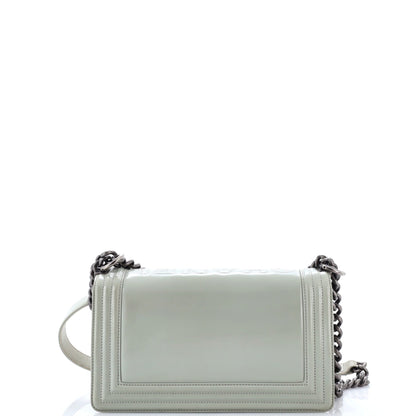 Reverso Boy Flap Bag Glazed Calfskin Old Medium