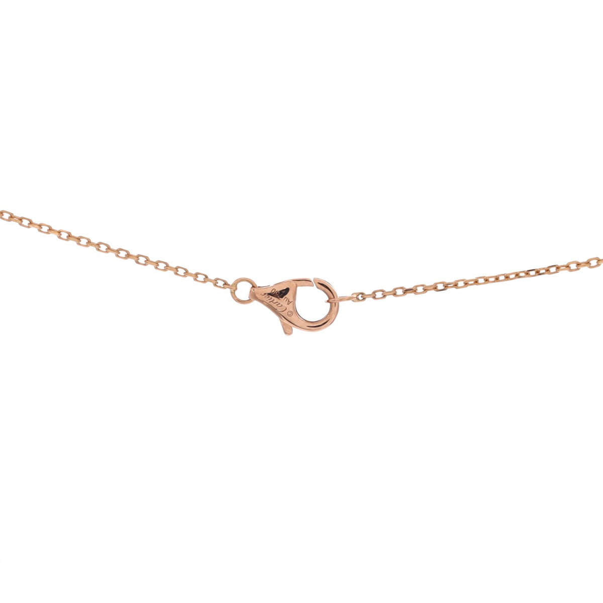 Amulette de Cartier Pendant Necklace 18K Rose Gold with Onyx and Diamond XS