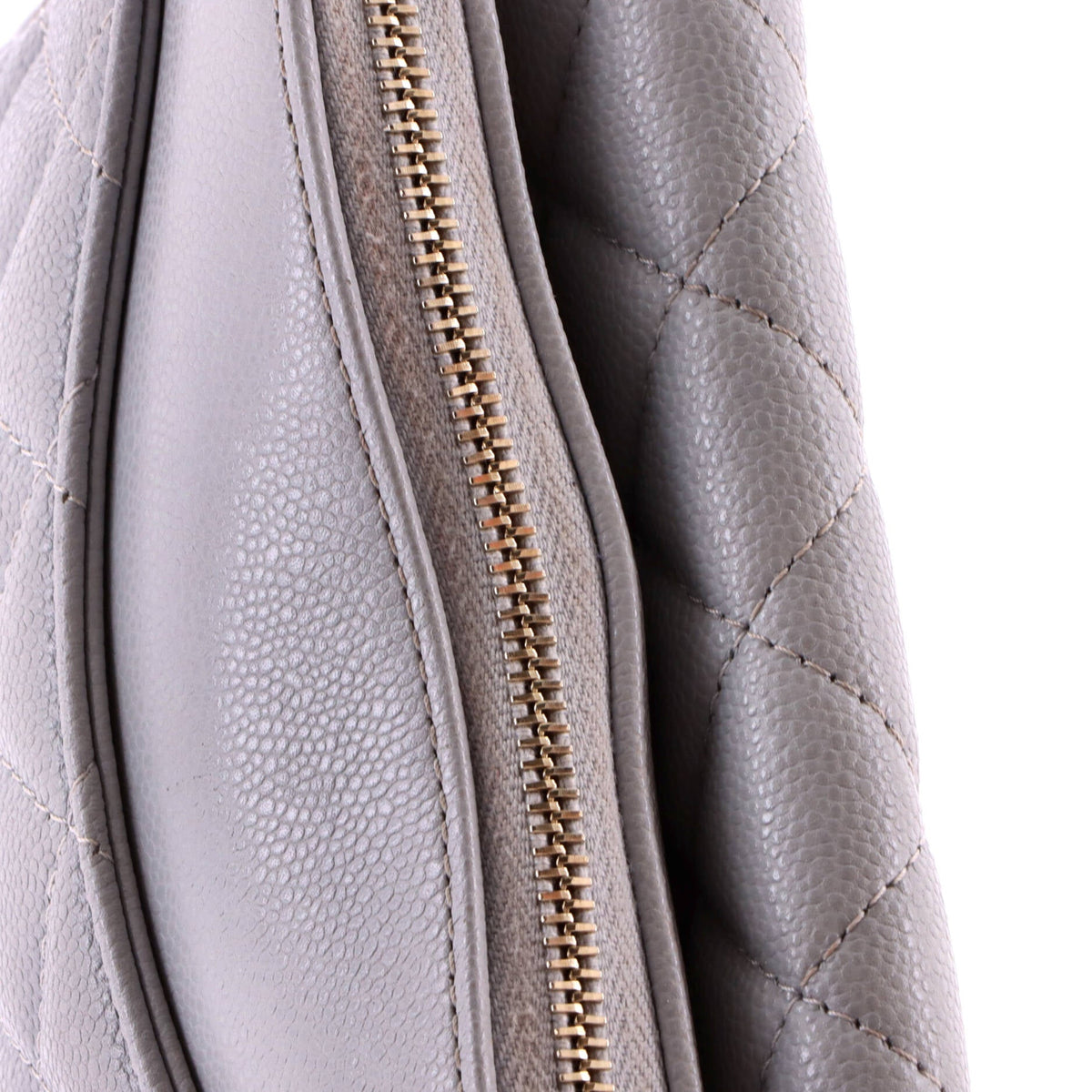 Classic Flap Phone Holder with Chain Quilted Caviar