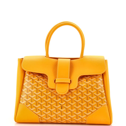 Saigon Tote Bag Coated Canvas with Leather