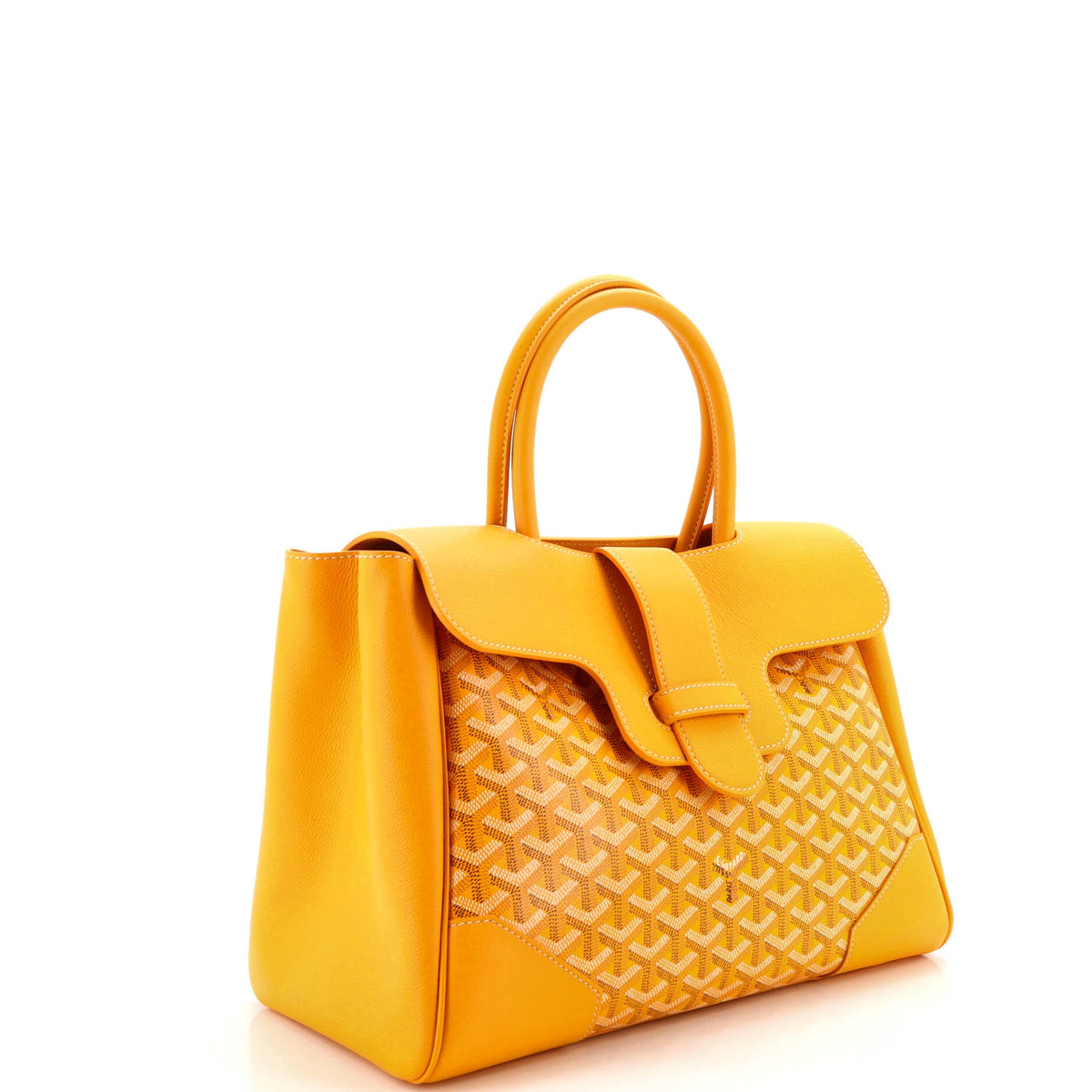 Saigon Tote Bag Coated Canvas with Leather