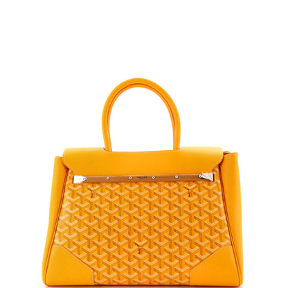 Saigon Tote Bag Coated Canvas with Leather