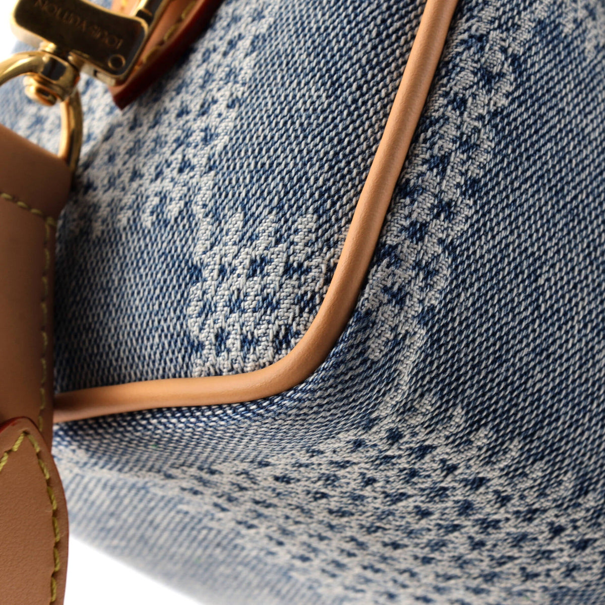 Speedy Bandouliere Bag 3D Damier Giant Denim 18