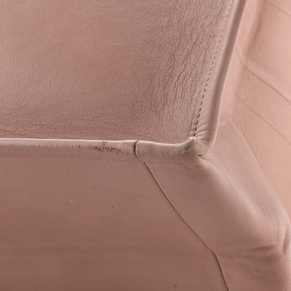 Book Tote Embossed Leather Large