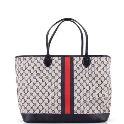 Ophidia Open Shopping Tote GG Coated Canvas Large