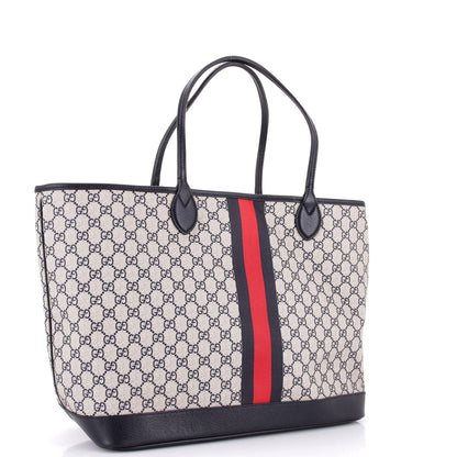 Ophidia Open Shopping Tote GG Coated Canvas Large