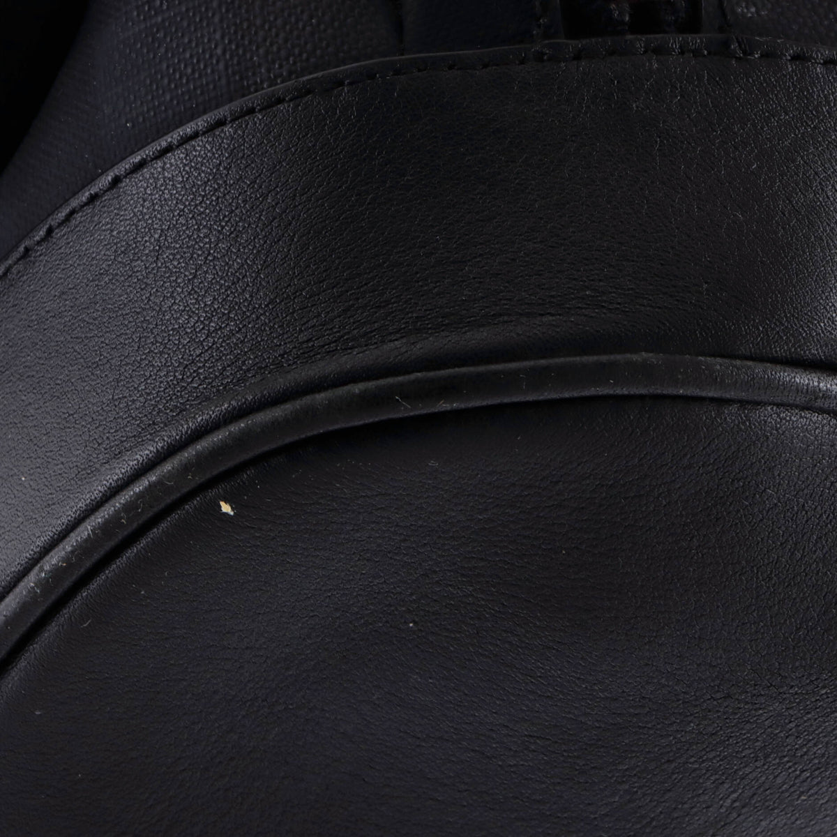 Front Pocket Backpack London Check Coated Canvas with Leather Medium