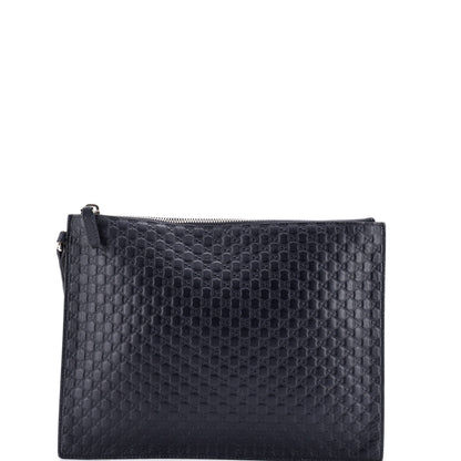 Wristlet Pouch Microguccissima Leather Medium