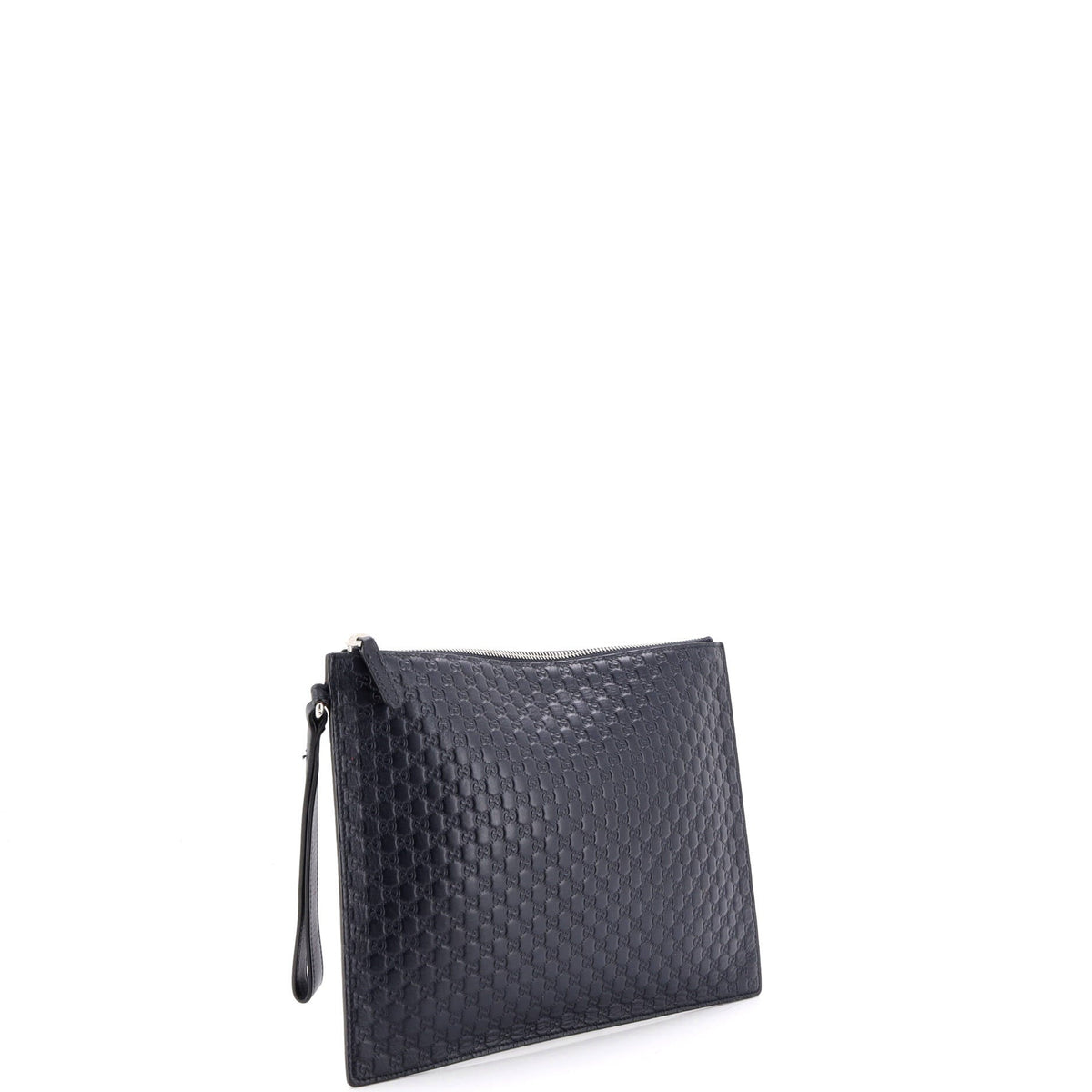 Wristlet Pouch Microguccissima Leather Medium