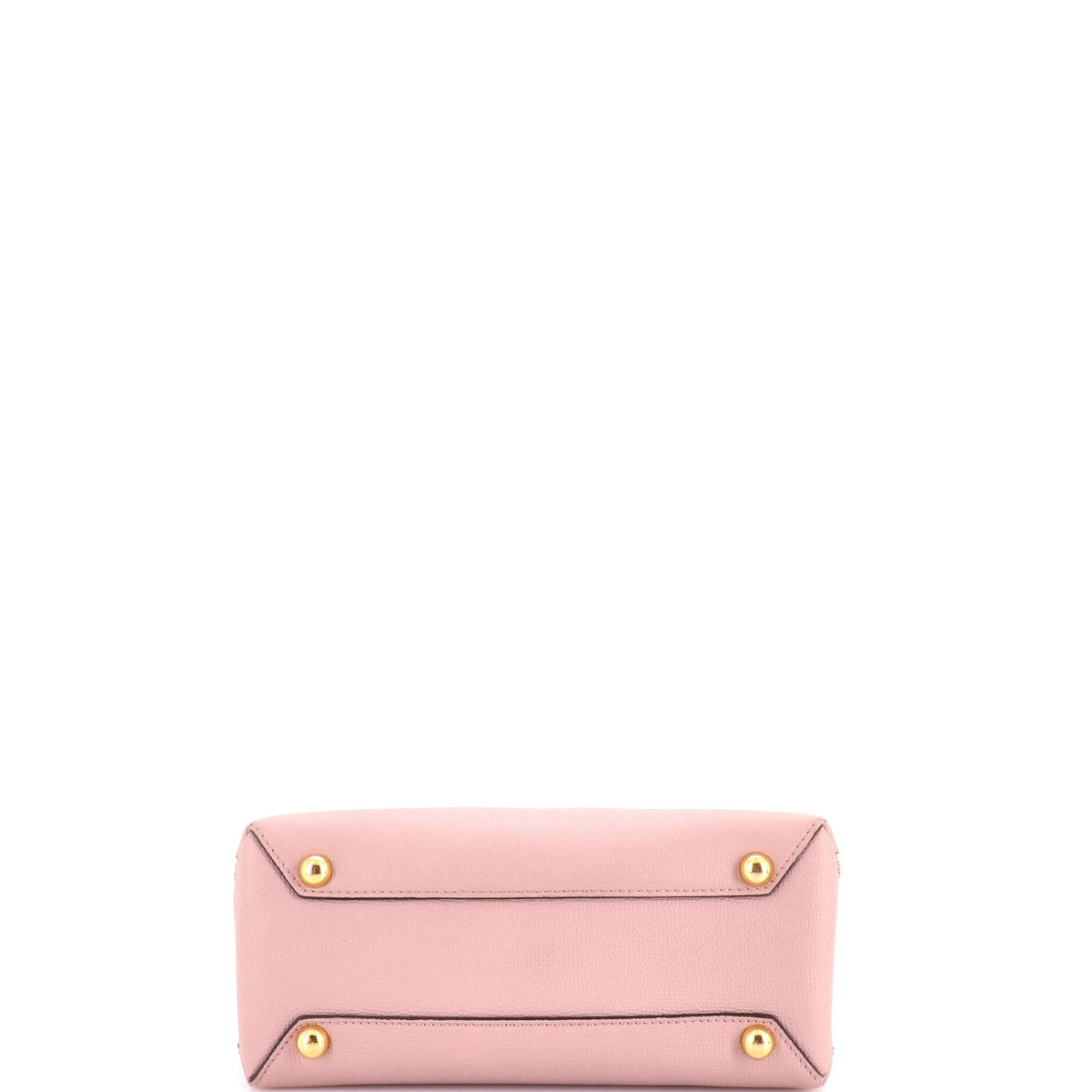 Banner Tote Leather and House Check Canvas Small
