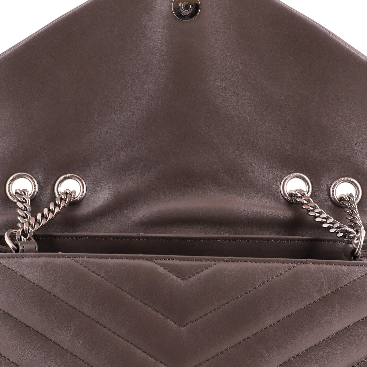 Loulou Shoulder Bag Matelasse Chevron Leather Medium