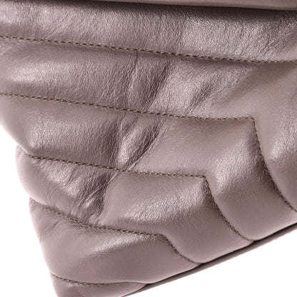 Loulou Shoulder Bag Matelasse Chevron Leather Medium