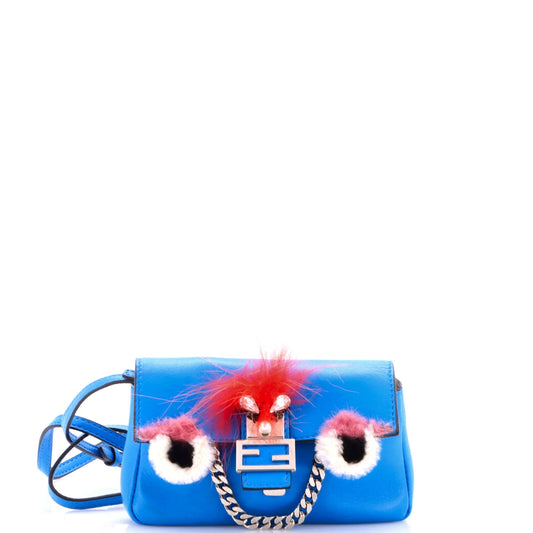 Monster Baguette Leather and Fur Micro