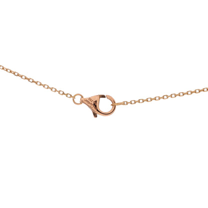 Amulette de Cartier Pendant Necklace 18K Rose Gold with Onyx and Diamond XS