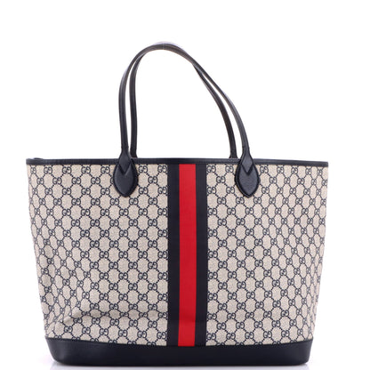 Ophidia Open Shopping Tote GG Coated Canvas Large