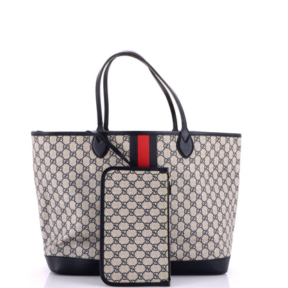 Ophidia Open Shopping Tote GG Coated Canvas Large
