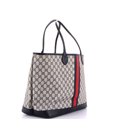 Ophidia Open Shopping Tote GG Coated Canvas Large
