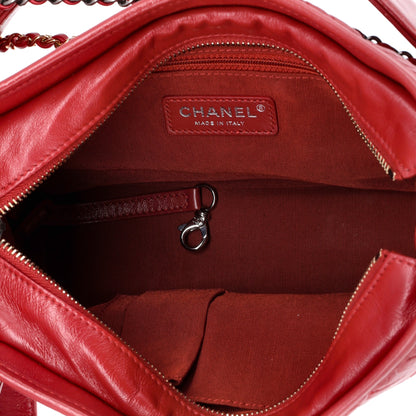 Gabrielle Hobo with Logo Handle Quilted Aged Calfskin Medium