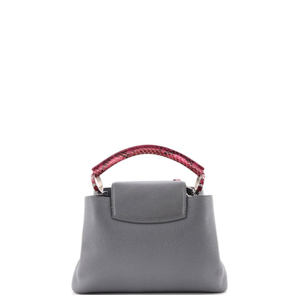 Capucines Bag Leather with Python BB