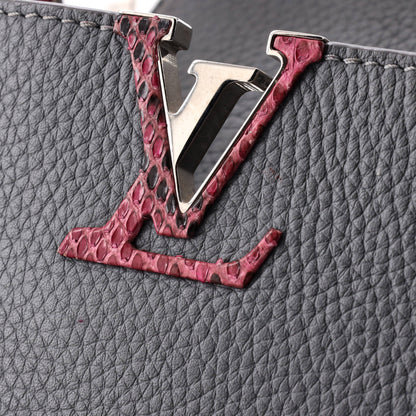 Capucines Bag Leather with Python BB