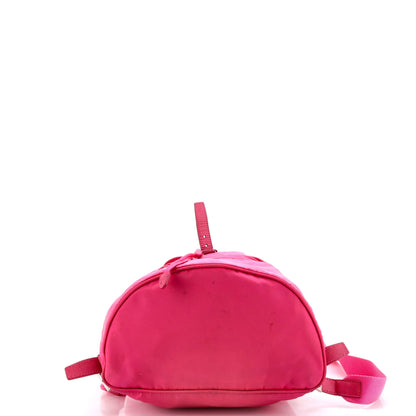 Front Zip Drawstring Backpack Tessuto Large