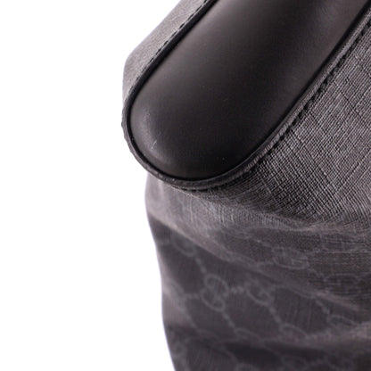 Web Strap Front Zip Messenger Bag GG Coated Canvas Small