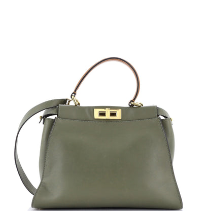 Peekaboo Bag Rigid Leather Regular
