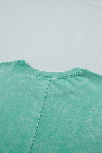 Itzel Mineral Washed Oversize Tee