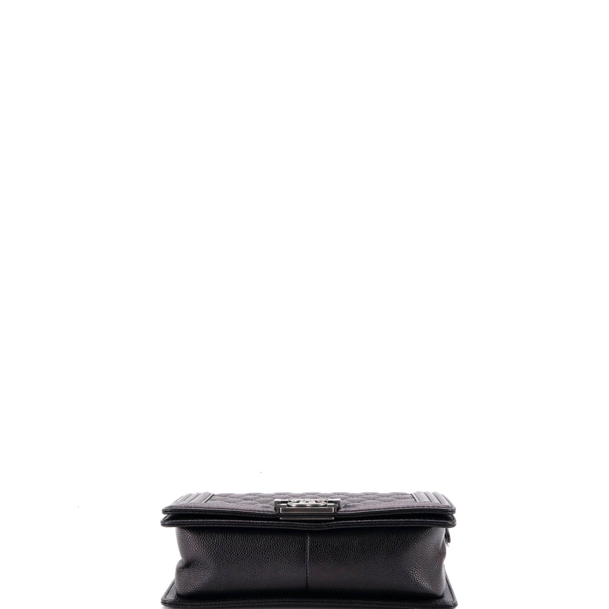 Boy Flap Bag Quilted Caviar Old Medium