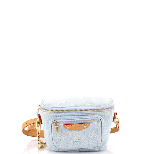 Bum Bag Monogram Denim Mini