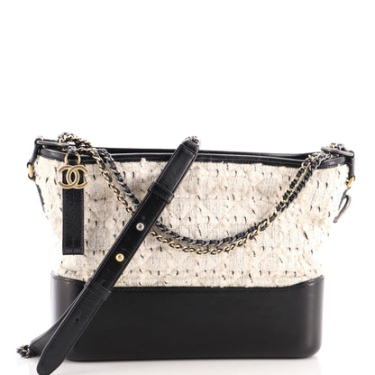 Gabrielle Hobo Quilted Tweed and Calfskin Medium