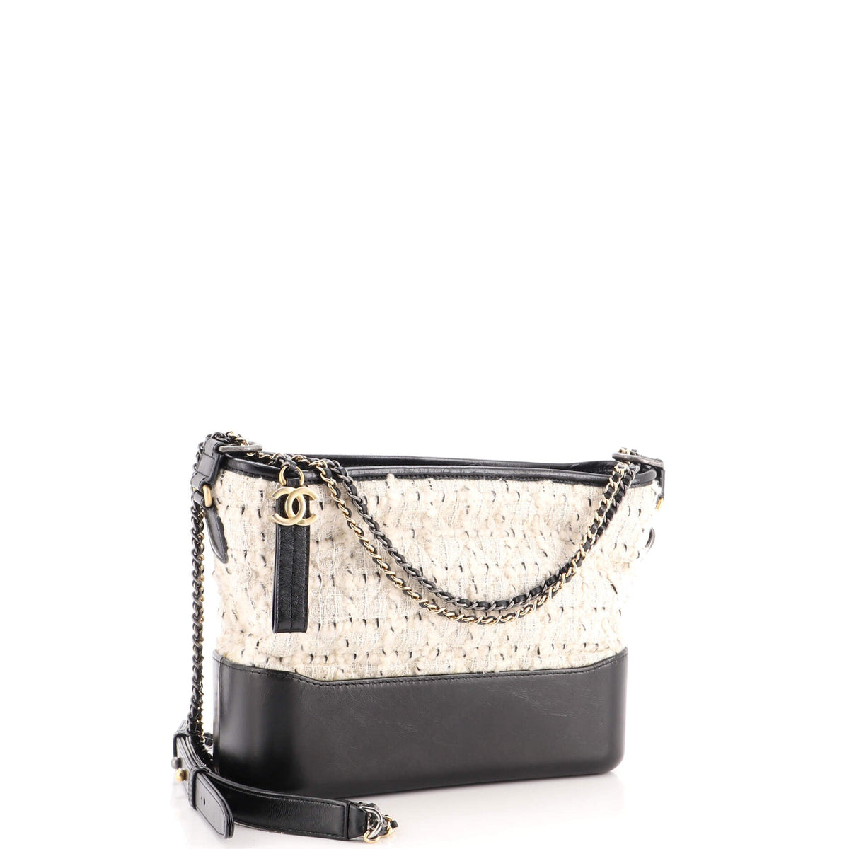 Gabrielle Hobo Quilted Tweed and Calfskin Medium
