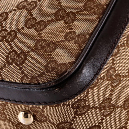 Vintage Web Boston Bag GG Canvas Medium