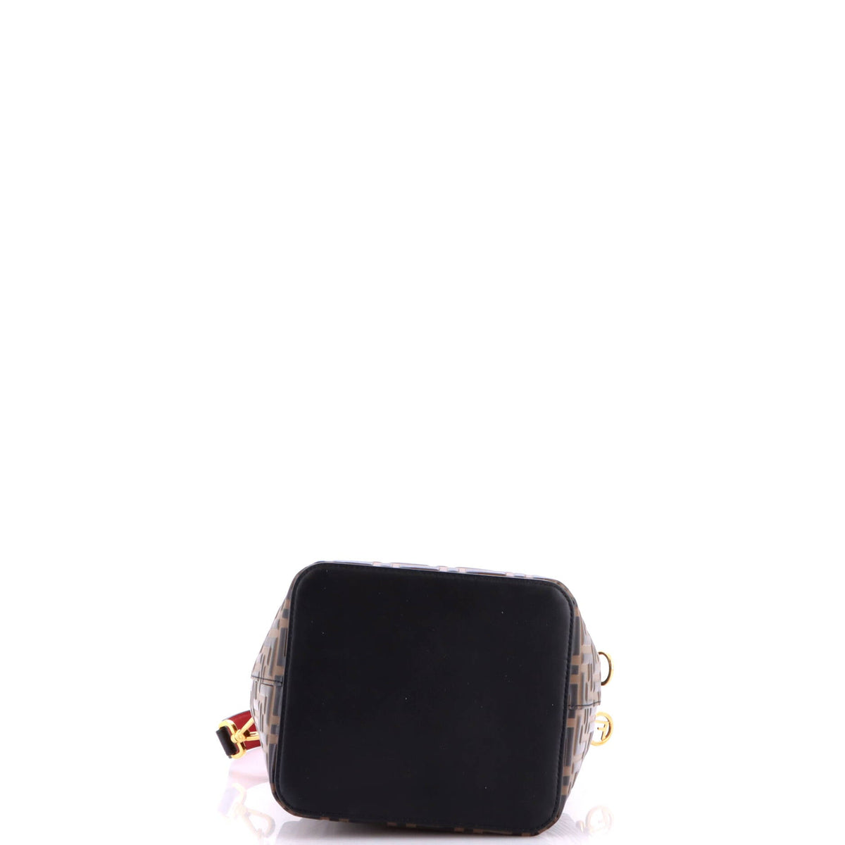 Mon Tresor Bucket Bag Zucca Embossed Leather Small