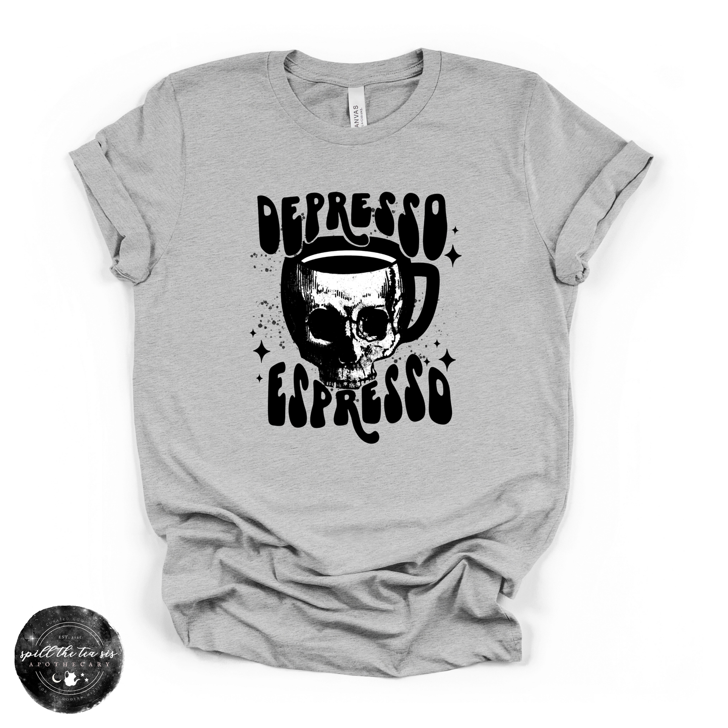 Depresso Espresso Tee | Funny Coffee Graphic T-Shirt