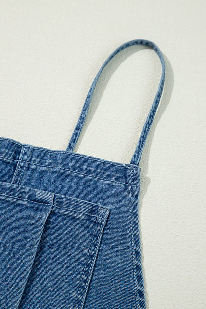 Threaded Pear Maya Cropped Wide Leg Overalls