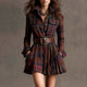 Plaid (No belt)